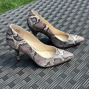 Vince Camuto Aparla Pump Pink Snake Print Size 8M